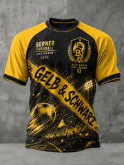 Grafik-Raglan-T-Shirt mit kurzen Ärmeln zum Jubiläum des Herrenfußballclubs