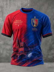 Grafik-Raglan-T-Shirt mit kurzen Ärmeln zum Jubiläum des Herrenfußballclubs