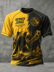 Grafik-Raglan-T-Shirt mit kurzen Ärmeln zum Jubiläum des Herrenfußballclubs