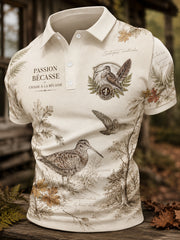 Herren-T-Shirt mit kurzen Ärmeln – Französische Jagdsaison