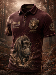 Herren-T-Shirt mit kurzen Ärmeln – Französische Jagdsaison