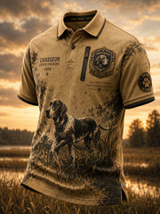 Herren-T-Shirt mit kurzen Ärmeln – Französische Jagdsaison