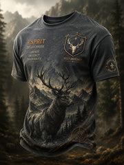 Herren-T-Shirt mit kurzen Ärmeln – Französische Jagdsaison