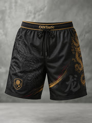 Herren-Sport-Shorts mit Tischtennis-Themen druck