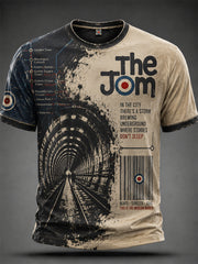 Herren Retro Punk Musik Der Mod father Paul Weller Bedrucktes T-Shirt