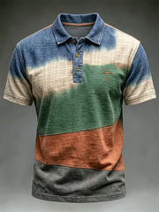 Herren-Retro-Glaubens-Poloshirt