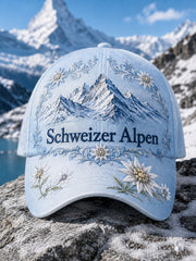 Mütze mit alpinem Blumenmuster