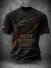 Herren-Tag der Deutschen Einheit-Print-T-Shirt
