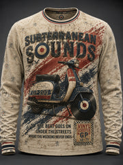 Männer UK Mods Musik Liebhaber Die Marmelade Bedruckt Langarm T-Shirt