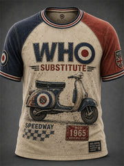 Herren-UK-Mods-Musikliebhaber The-Who-Print-Kurzarm-T-Shirt