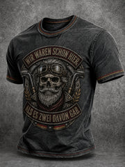 Herren-Tag der Deutschen Einheit-Lustiges Slogan-Print-Lässiges T-Shirt