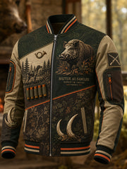 Herren-Monkey-Jacke mit französischem Jagdmotiv