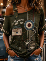 Frauen Mods Kultur UK Musik Liebhaber Business Style Tops