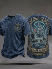Herren-T-Shirts "jenseits des Eises kein sicherer Hafen"