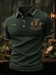 Herren-T-Shirt mit kurzen Ärmeln zur deutschen Jagdsaison