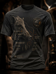 Herren-T-Shirt mit kurzen Ärmeln zur deutschen Jagdsaison