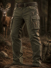 Westliche Freizeit hose Herren Vintage Traditionelles Rentier muster