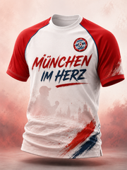 Herren-T-Shirt von Bayern München mit kurzen Ärmeln