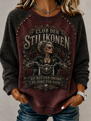 Frauen-T-Shirt mit humorvollem Spruch