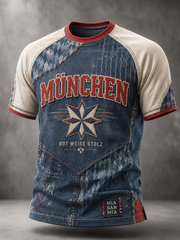 Herren-T-Shirt von Bayern München mit kurzen Ärmeln