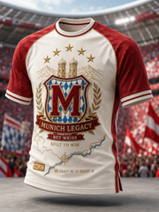 Herren-T-Shirt von Bayern München mit kurzen Ärmeln