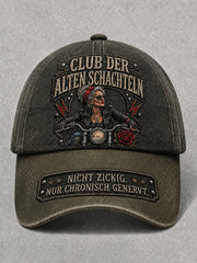 Unisex Resort Lustige Slogan Print Cap