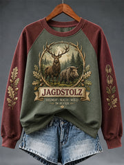 Damen-Sweatshirt mit Raglanärmeln zur deutschen Jagdsaison