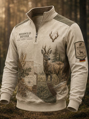 Langarm-T-Shirt der deutschen Jagd saison für Männer