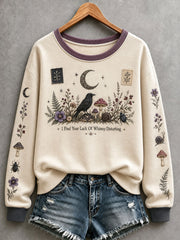 Damen-Sweatshirt mit dem Spruch „Ich finde Ihren Mangel an Verspieltheit beunruhigend“