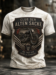 Lustiges Freizeit-T-Shirt für Herren mit Slogan-Print
