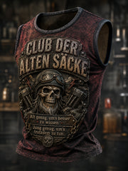Lustiges Freizeit-Top für Herren mit Slogan-Print