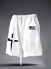 Herren Kreuz Kreuz Shorts