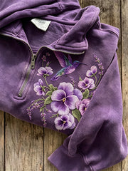Damen-Sweatshirt mit Reiß verschluss