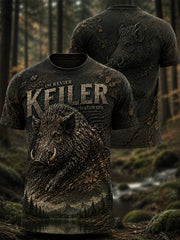 Herren-T-Shirt mit Kurzarm zur deutschen Jagdsaison