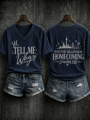 Damen-T-Shirt im Retro-Stil der 90er-Jahre, inspiriert von Musik