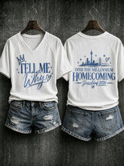 Damen-T-Shirt im Retro-Stil der 90er-Jahre, inspiriert von Musik
