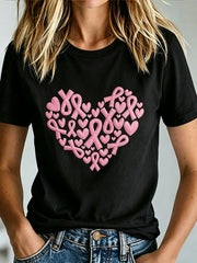 T-Shirt mit Aufdruck zur Brustkrebsaufklärung für Frauen