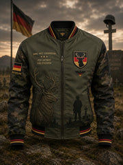Herren-Jacke mit Camouflage-Print