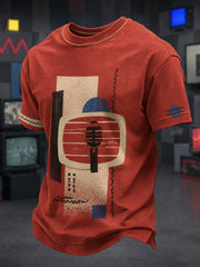 Herren-T-Shirt mit Motiv der Neuen Deutschen Welle