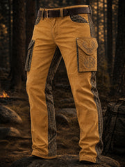 Retro-Hose im nordischen Stil mit Tiermotiv-Druck, lässig und bequem