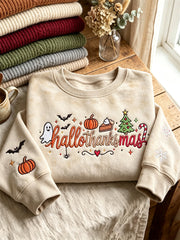 Damen Hallo thank smas Wunderbare Zeit eines Jahres Weihnachts zeit Druck Sweatshirt