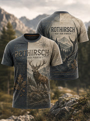 Herren-T-Shirt mit Kurzarm zur deutschen Jagdsaison