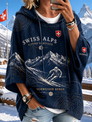 Damen-Sweatshirt im Style mit Waffelstruktur und langen Ärmeln