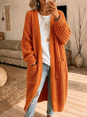 Damen-Strickjacke mit lässigem Print