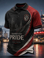 Herren-Eintracht-Frankfurt-Shirt mit kurzen Ärmeln
