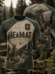Herren-T-Shirt mit Kurzarm zur deutschen Jagdsaison