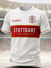 Herren-VfB-Stuttgart-T-Shirt mit kurzen Ärmeln