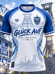 Herren-Schalke-T-Shirt mit kurzen Ärmeln