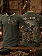 Herren-T-Shirt mit kurzen Ärmeln zur deutschen Jagdsaison
