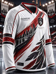 Herren-Eintracht-Frankfurt-T-Shirt mit langen Ärmeln